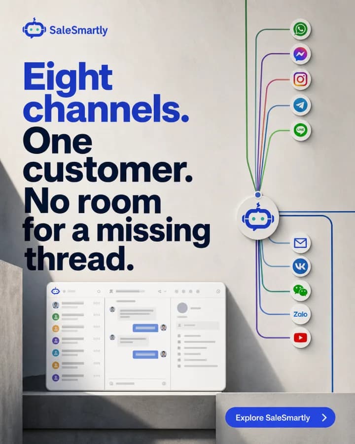 SaleSmartly — Omnichannel inbox